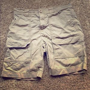 J. Khaki cargo shorts